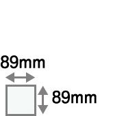 ましかく 89x89mm