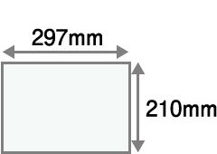 A4 210x297mm